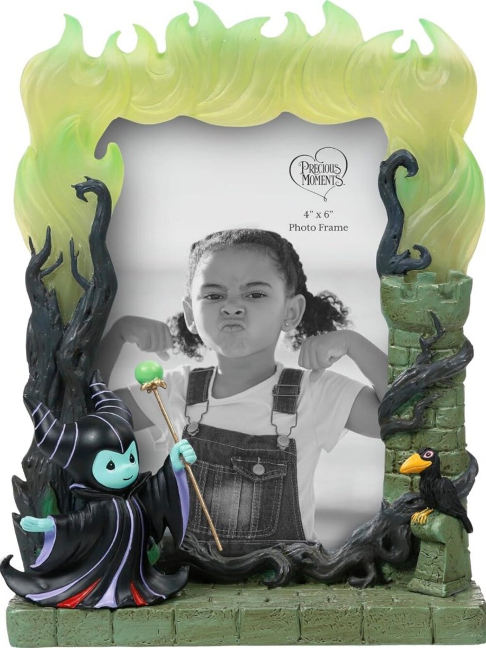 Enchanting Maleficent Picture Frame | Disney-Inspired Resin/Glass Home Decor